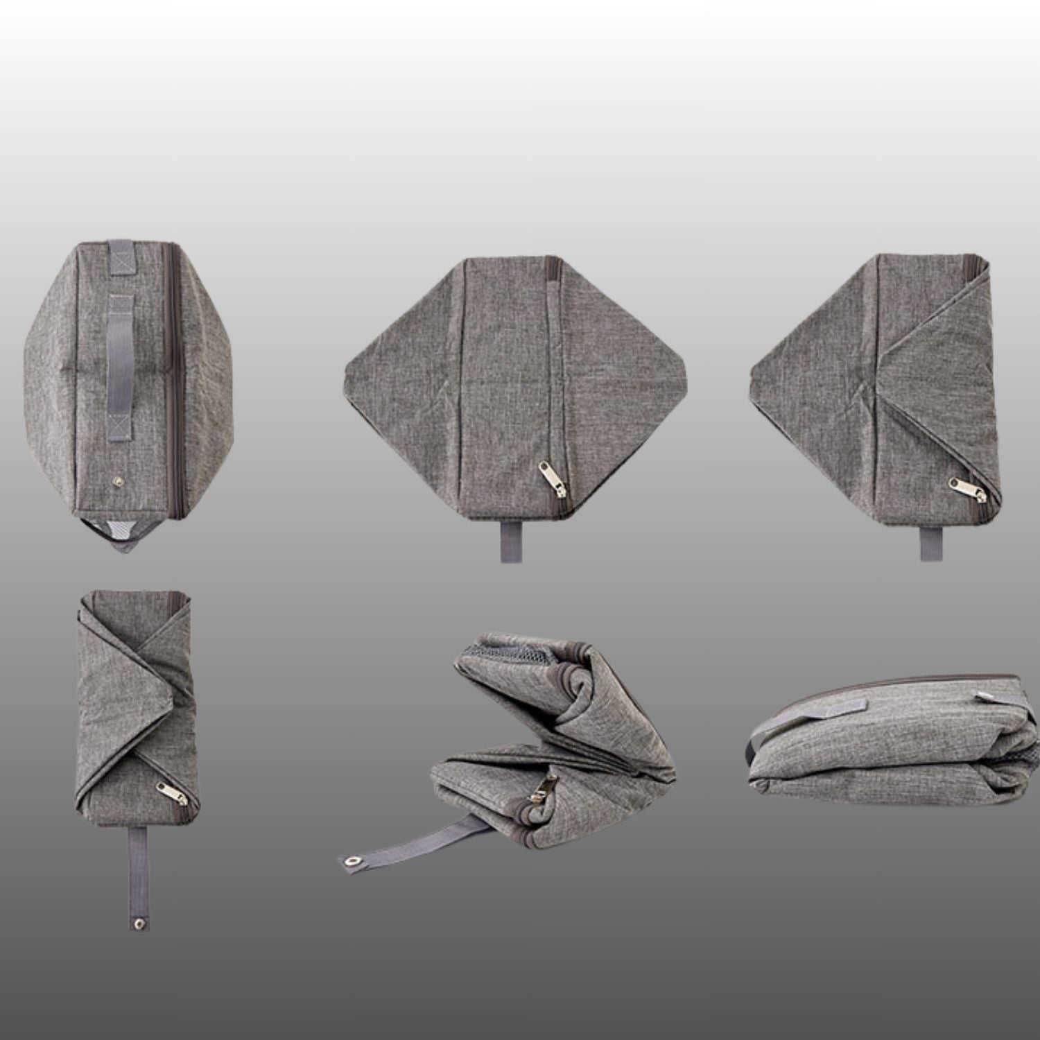 Reis Kat Toilet opvouwbare grijze kattenbak in verschillende posities